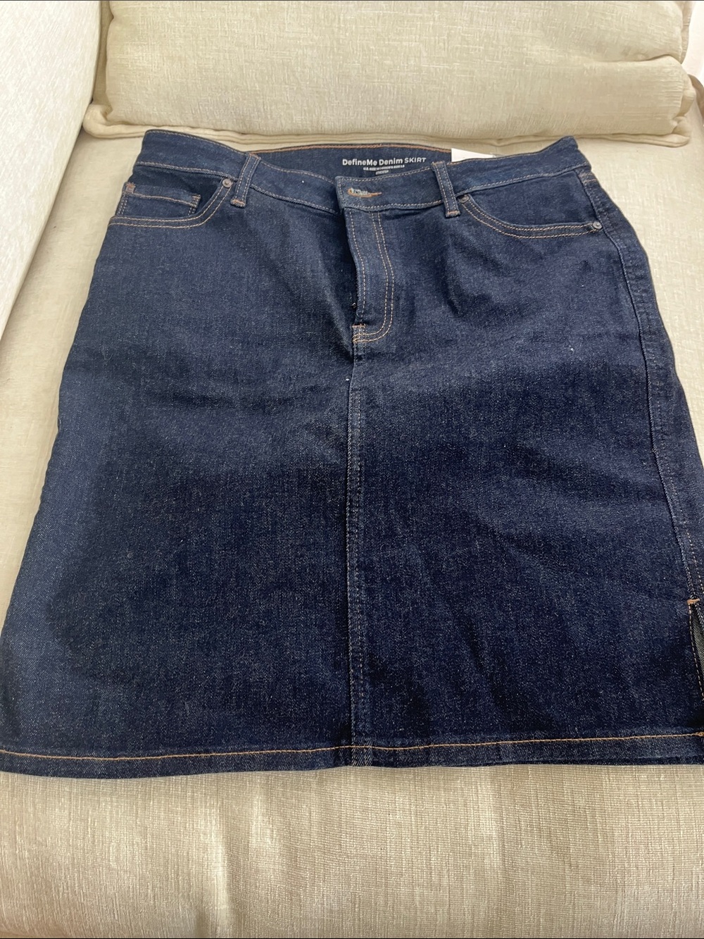 Chico's Dark Blue Denim Skirt - US Size 10